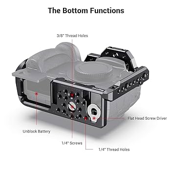 Amazon.com : SMALLRIG GH5 GH5S Cage for Panasonic Lumix